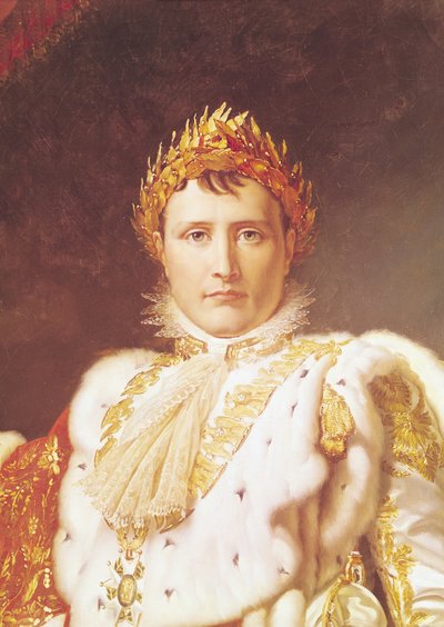 Napoleon I in Coronation Robes (detail) by Baron François Pascal Simon Gérard